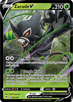 Zarude V 022/185 Pokémon card from Vivid Voltage for sale at best price