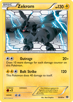 Zekrom 50/99 Pokémon card from Next Destinies for sale at best price