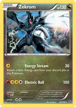 Zekrom 64/108 Pokémon card from Roaring Skies for sale at best price