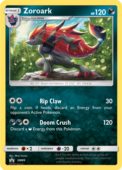 Zoroark SM89 Pokémon card from Sun and Moon Promos for sale at best price