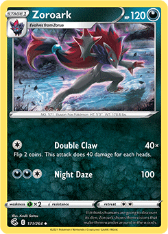 Zoroark 171/264 Pokémon card from Fusion Strike for sale at best price