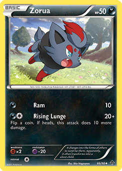 Zorua 66/98 Pokémon card from Emerging Powers for sale at best price