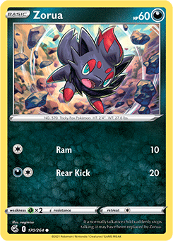 Zorua 170/264 Pokémon card from Fusion Strike for sale at best price