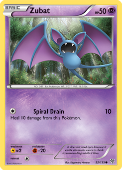 Zubat 52/135 Pokémon card from Plasma Storm for sale at best price