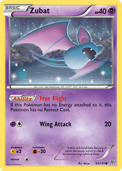 Zubat 53/135 Pokémon card from Plasma Storm for sale at best price