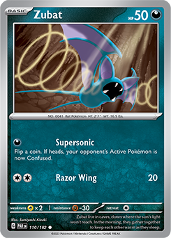 Zubat 110/182 Pokémon card from Paradox Rift for sale at best price