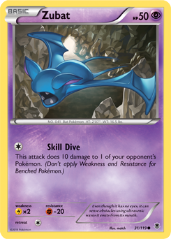 Zubat 31/119 Pokémon card from Phantom Forces for sale at best price