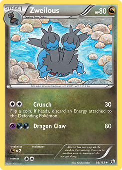 Zweilous 98/113 Pokémon card from Legendary Treasures for sale at best price