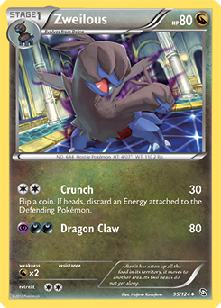 Zweilous 95/124 Pokémon card from Dragons Exalted for sale at best price
