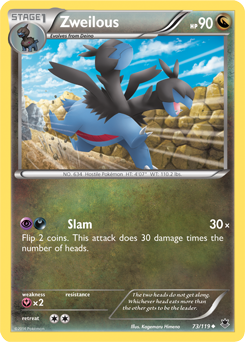 Zweilous 73/119 Pokémon card from Phantom Forces for sale at best price