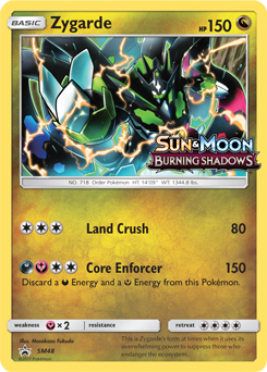 Zygarde SM48 Pokémon card from Sun and Moon Promos for sale at best price