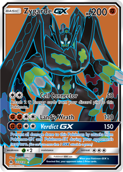 Zygarde GX 123/131 Pokémon card from Forbidden Light for sale at best price