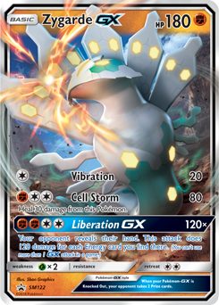 Zygarde GX SM122 Pokémon card from Sun and Moon Promos for sale at best price