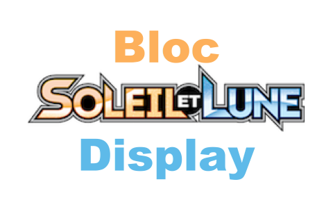 Display Soleil et Lune Pokémon pas cher à vendre